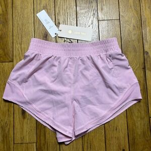 NEW Love Tree Womens Pink Athletic Running Shorts Inner Liner S